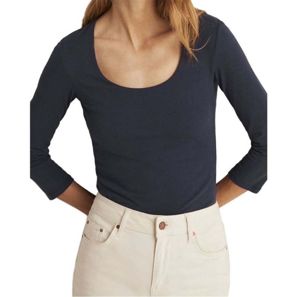 Boden Double Layer Front Top 3/4 Sleeve